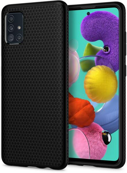 Spigen Samsung Galaxy A51 4G Liquid Air cover matte black (ACS00601) (Husa  telefon mobil) - Preturi