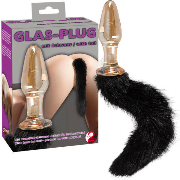 Glas-Plug with Tail