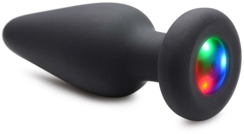 Silicone Light Up Anal Plug - Medium