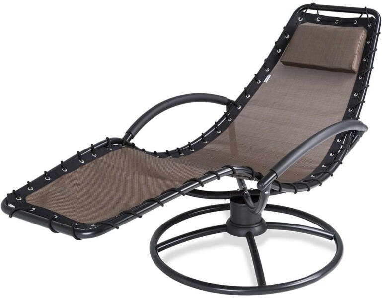 Vásárlás: Debau Napozóágy hintázó nyugágy 191x77x82 cm relax-szék barna kerti  szék Napozóágy árak összehasonlítása, Napozóágy hintázó nyugágy 191 x 77 x  82 cm relax szék barna kerti szék boltok