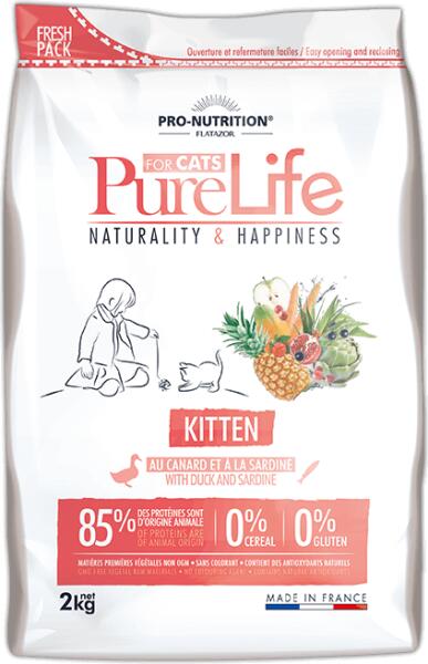 Vásárlás: Pro-Nutrition Flatazor PureLife Cat Kitten 2 kg Macskaeledel árak  összehasonlítása, PureLifeCatKitten2kg boltok