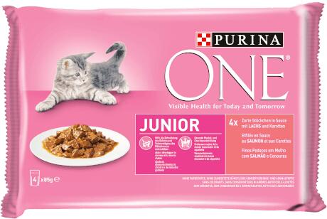 Junior Mini Filé salmon & carrot in sauce 4x85 g