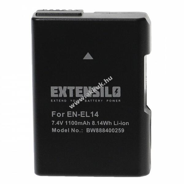 Extensilo Helyettesítő EXTENSILO Akku Nikon D5600 típus EN-EL14, 1100mAh  vásárlás, olcsó Fényképező, kamera akkumulátor árak, akciók