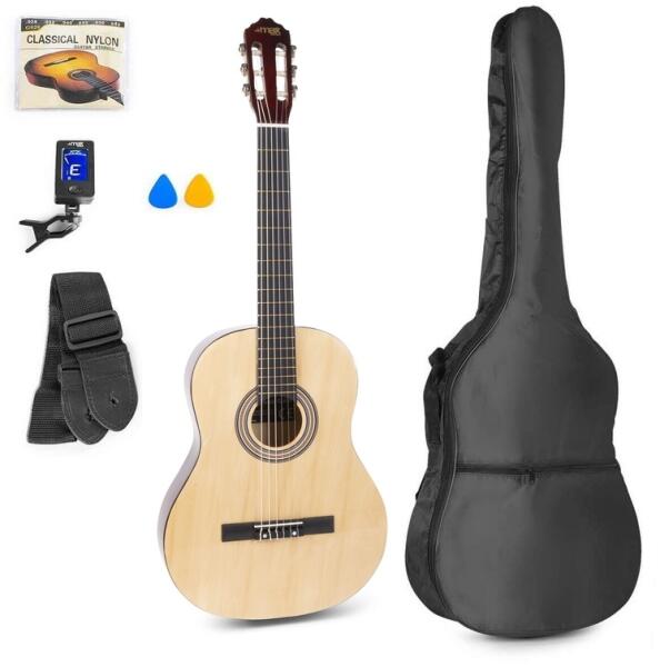 Vásárlás: Max Music SoloArt akusztikus gitár (tartalék húr, hangoló,  hordtáska, pengetők) - natúr Akusztikus gitár árak összehasonlítása,  SoloArt akusztikus gitár tartalék húr hangoló hordtáska pengetők natúr  boltok