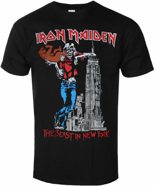 ROCK OFF мъжка тениска Iron Maiden - The Beast In New York BL - ROCK OFF -  IMTEE113MB Мъжки тениски Цени, оферти и мнения, списък с магазини, евтино  ROCK OFF мъжка тениска