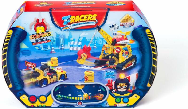 Tr Racers T T-RACERS Set de joaca T-Racers, Provocarea Turbo, Turbo Crane (Masinute ...