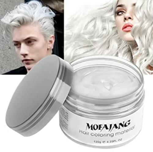 Mofajang hajszínező hajfestő haj wax hajwax hajfesték - fehér
