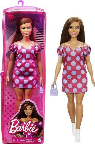 Vásárlás: Mattel Barbie Fashionistas: Barna hajú molett Barbie pöttyös  ruhában, cipzáras tartóban 181818 Barbie baba árak összehasonlítása, Barbie  Fashionistas Barna hajú molett Barbie pöttyös ruhában cipzáras tartóban  181818 boltok