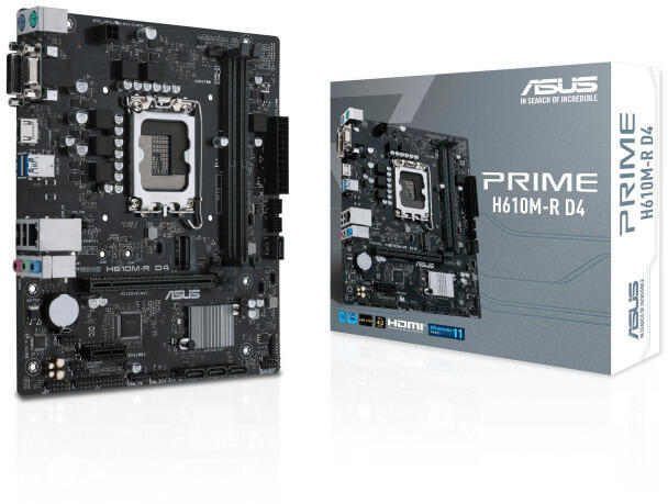 PRIME H610M-R D4 (90MB1B40-M0ECY0)