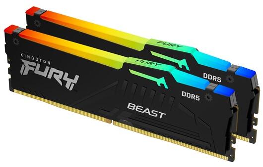 FURY Beast RGB 64GB (2x32GB) DDR5 5600MHz KF556C40BBAK2-64