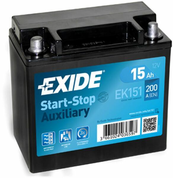 EK151 AGM 15Ah 200A