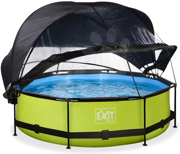 Vásárlás: EXIT Toys Medence napellenzővel búrával és szűrővel Lime pool  Exit Toys kerek acél medencekeret 300*76 cm zöld 6 évtől (ET30361040)  Medence árak összehasonlítása, Medence napellenzővel búrával és szűrővel  Lime pool Exit