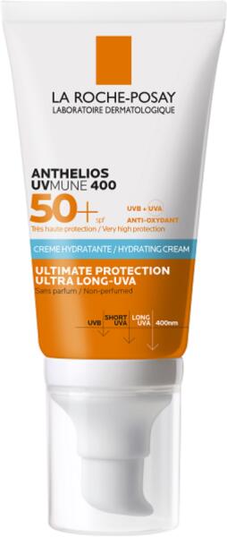 Anthelios UV MUNE 400 Napvédő krém SPF 50+ 50ml