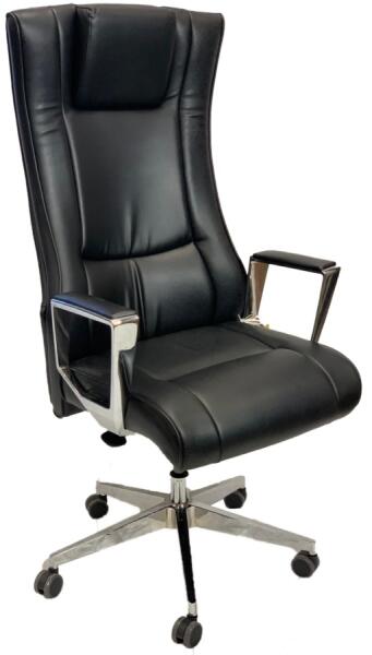 Vásárlás: CSL Vendi05 Főnöki szék fix alumínium karfával és króm lábbal  fekete műbőrrel Irodai forgószék árak összehasonlítása, Vendi 05 Főnöki szék  fix alumínium karfával és króm lábbal fekete műbőrrel boltok