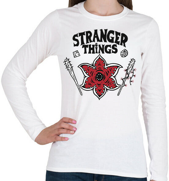 Vásárlás: printfashion Stranger Things HELLFIRE CLUB - Női hosszú ujjú póló  - Fehér Női pulóver árak összehasonlítása, Stranger Things HELLFIRE CLUB  Női hosszú ujjú póló Fehér boltok