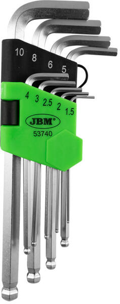 Vásárlás: JBM 9 részes Imbuszkulcs Készlet (Hosszú) (JBM-53740) (JBM-53740)  Imbuszkulcs árak összehasonlítása, 9 részes Imbuszkulcs Készlet Hosszú JBM  53740 JBM 53740 boltok