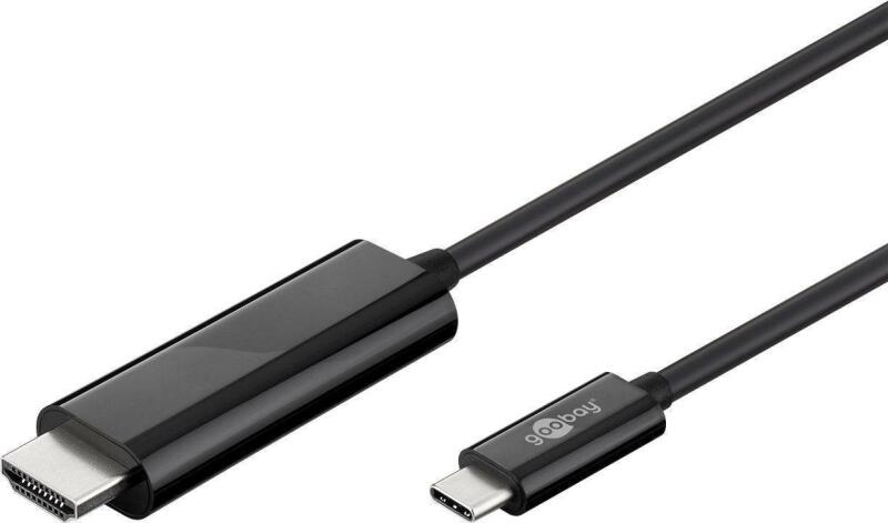 Goobay Cablu USB Type C la HDMI tata-tata 1.8m 4K GOOBAY (77528) - sogest ( Cablu, conector) - Preturi