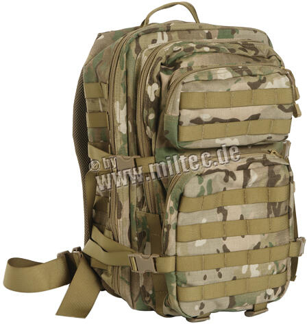 Vásárlás: Mil-Tec Assault Pack 38 L hátizsák us. molle multicam Hátizsák  árak összehasonlítása, Assault Pack 38 L hátizsák us molle multicam boltok