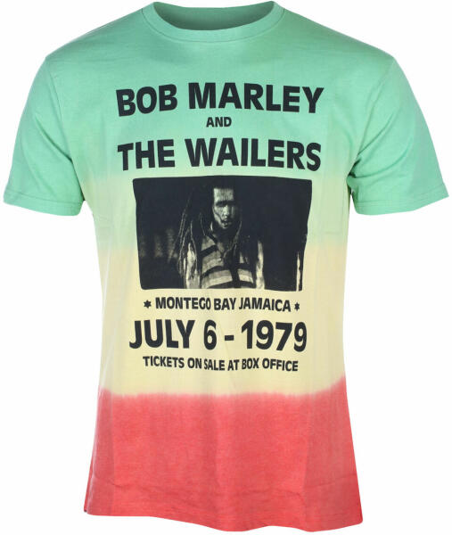 ROCK OFF Tricou pentru bărbați Bob Marley - Montego Bay - VERDE - ROCK OFF  - BMATS35MDD (Tricou barbati) - Preturi