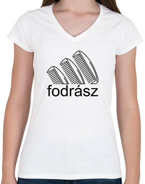 Vásárlás: printfashion Fodrász - márka - Női V-nyakú póló - Fehér Női póló  árak összehasonlítása, Fodrász márka Női V nyakú póló Fehér boltok