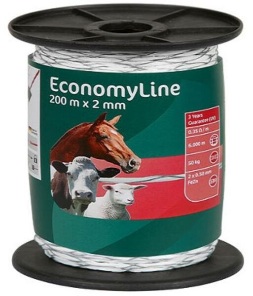 EconomyLine Villanypásztor vezeték 200 m X 2 mm