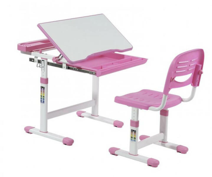 Vásárlás: KANTARE növekvő íróasztal és szék Szín: Rózsaszín Íróasztal árak  összehasonlítása, KANTARE növekvő íróasztal és szék Szín Rózsaszín boltok