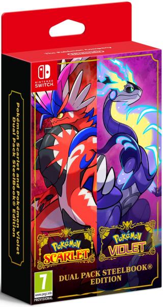 Vásárlás: Nintendo Pokémon Scarlet & Violet [Dual Pack Steelbook Edition] ( Switch) Nintendo Switch játék árak összehasonlítása, Pokémon Scarlet Violet  Dual Pack Steelbook Edition Switch boltok