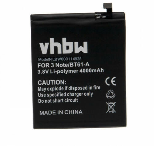 VHBW Telefon akkumulátor akku Meizu BT61-A - 4000mAh, 3.85V, Li-polymer  (WB-800114938) vásárlás, olcsó Mobiltelefon akkumulátor árak, akciók