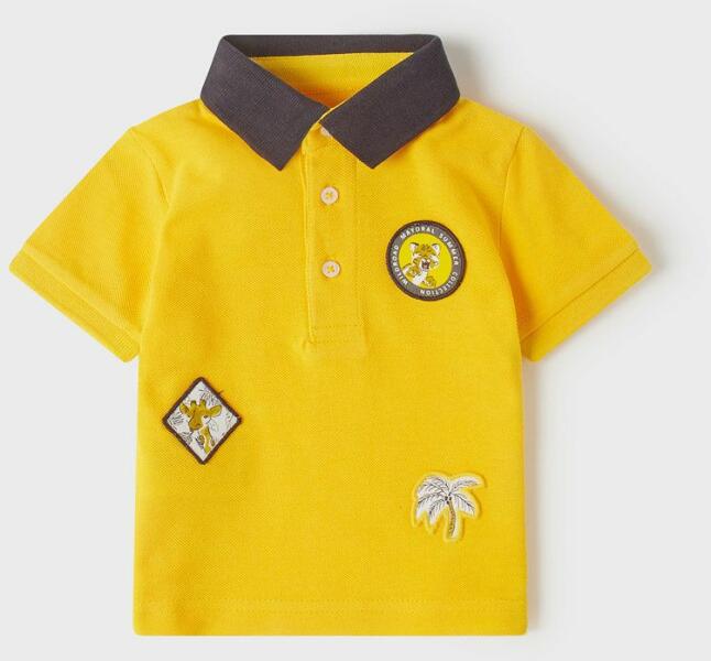 MAYORAL tricou polo copii culoarea galben, cu imprimeu PPYY-POB00E_11X (Tricou  copii) - Preturi