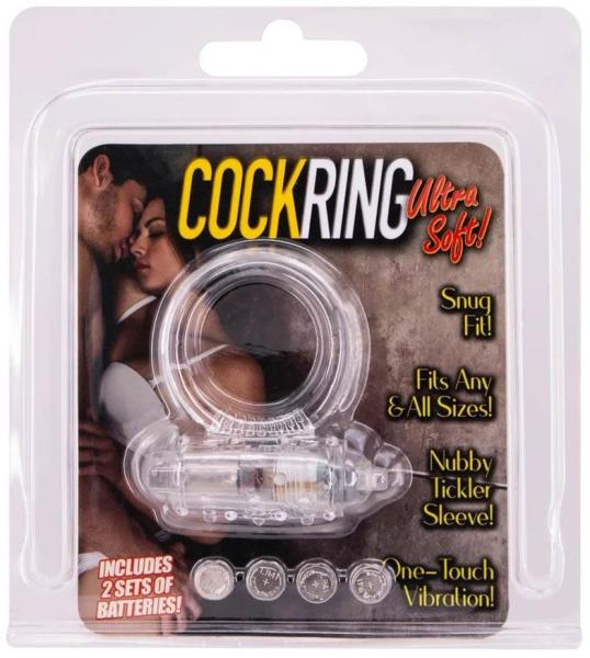 Cockring Silicone Vibrating áttetsző