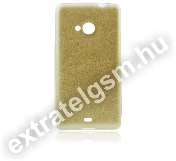 Vásárlás: Microsoft Lumia 640 arany-átlátszó 0, 3mm bőrhatású szilikon tok  - extratelgsm Mobiltelefon tok árak összehasonlítása, Lumia 640 arany  átlátszó 0 3 mm bőrhatású szilikon tok extratelgsm boltok
