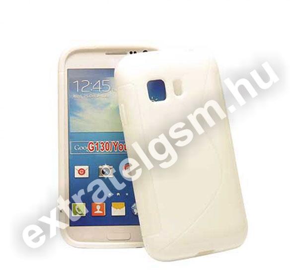Vásárlás: Samsung Galaxy Young 2 SM-G130 átlátszó-fehér s-line szilikon tok  TPU Mobiltelefon tok árak összehasonlítása, Galaxy Young 2 SM G 130  átlátszó fehér s line szilikon tok TPU boltok