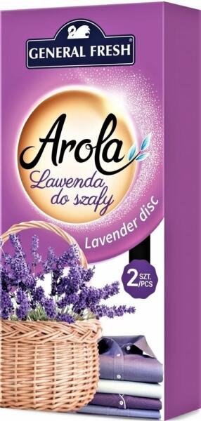 Vásárlás: General Fresh Arola Lavender Disc szekrény illatosító 2db  Levegőillatosító árak összehasonlítása, Arola Lavender Disc szekrény  illatosító 2 db boltok