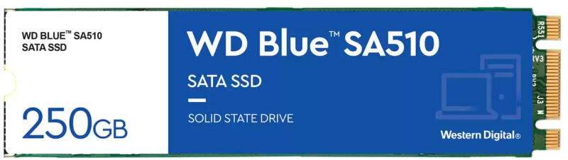Vásárlás: Western Digital Blue SA510 250GB M.2 (WDS250G3B0B) Belső SSD  meghajtó árak összehasonlítása, Blue SA 510 250 GB M 2 WDS 250 G 3 B 0 B  boltok