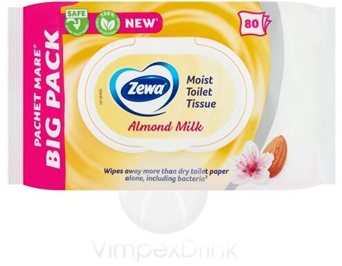 Vásárlás: Zewa Almond Milk nedves toalettpapír 80 db WC-papír árak  összehasonlítása, AlmondMilknedvestoalettpapír80db boltok