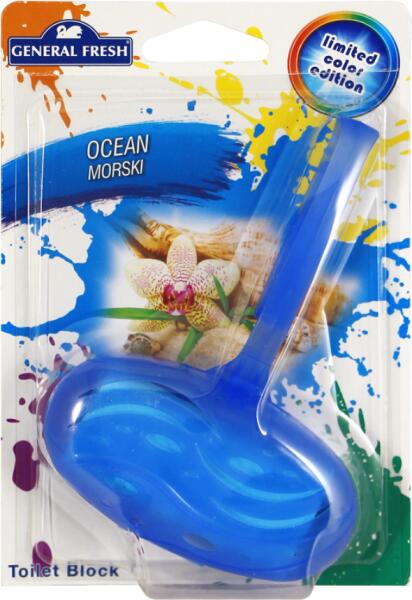 óceán illatú WC frissítő rúd + színes kosár 40g