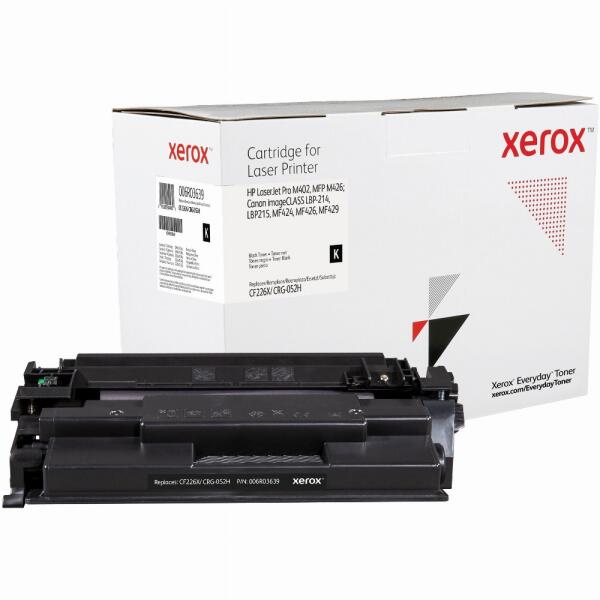 Xerox TON Xerox High Yield Black Toner Cartridge equivalent to HP 26X for  use in LaserJet Pro M402, MFP M426; Canon imageCLASS LBP214, LBP215  (CF226X) (006R03639) - Nyomtató Patron (006R03639) vásárlás, olcsó