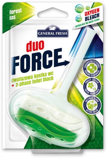 Duo Force fenyő illatú kétfázisú kosaras WC illatosító 40g