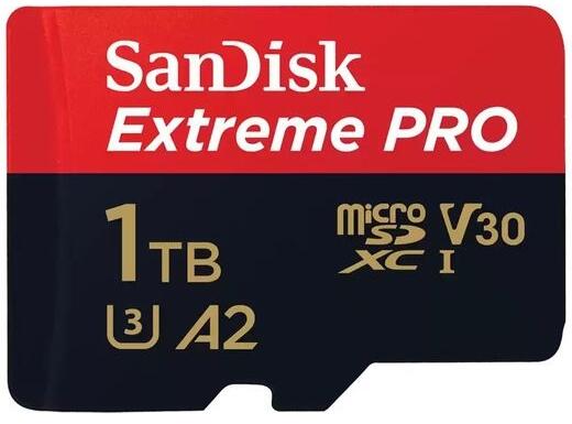 Vásárlás: SanDisk Extreme Pro microSDXC 1TB A2/V30/UHS-I  (SDSQXCD-1T00-GN6MA), eladó Memóriakártya, olcsó memory card árak