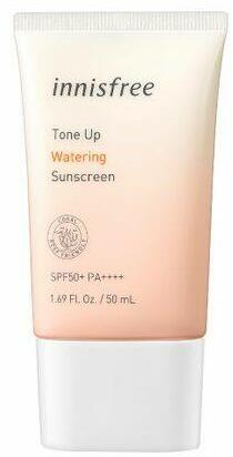 Vásárlás: Innisfree Tone Up Watering Sunscreen SPF50+ PA++++ 50ml Naptej,  napolaj árak összehasonlítása, Tone Up Watering Sunscreen SPF 50 PA 50 ml  boltok