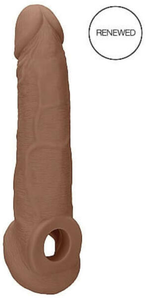 Penis Sleeve 9 Dark Natural 21,5cm