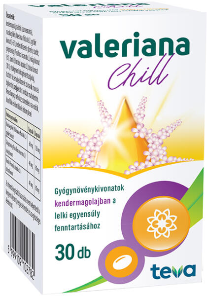 Vásárlás: Teva Valeriana Chill kapszula 30db Táplálékkiegészítő árak  összehasonlítása, Valeriana Chill kapszula 30 db boltok