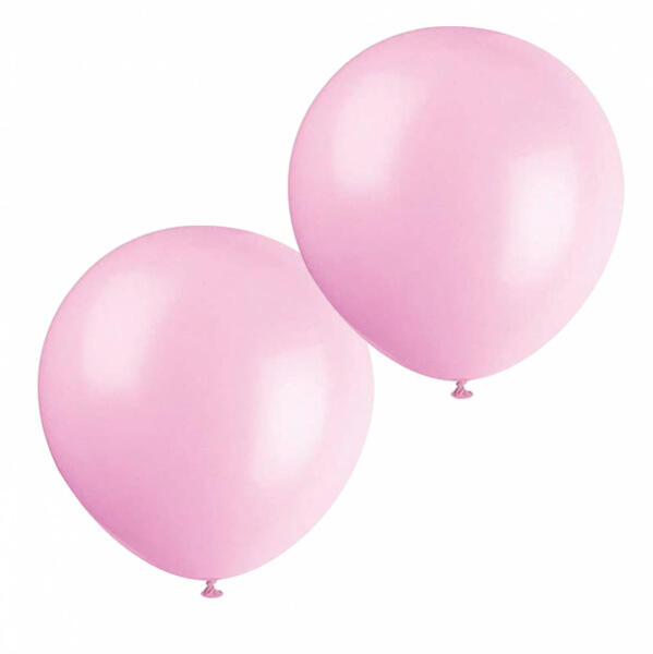 2 darabos latex lufi - Pasztell macaron színek - Rózsaszín - 45 cm