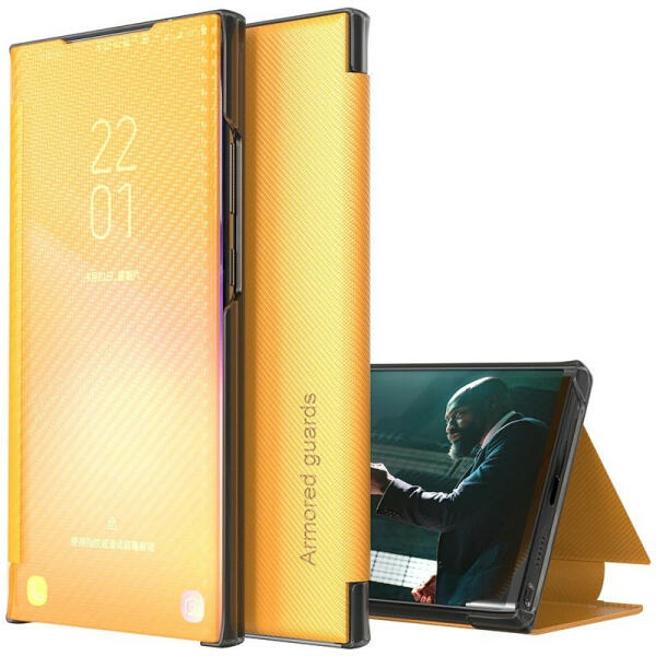 Vásárlás: Samsung S21 Ultra 5G SM-G998, Oldalra nyíló tok, stand, hívás  mutatóval, kevlár minta, Wooze Smart View Cover Carbon, sárga Mobiltelefon  tok árak összehasonlítása, S 21 Ultra 5 G SM G 998