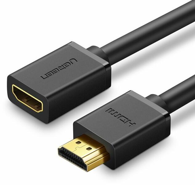UGREEN HDMI (aljzat) - HDMI (csatlakozó) hosszabbító kábel 4K 10, 2 Gbps  340Mhz 0.5m fekete (HD107 10140) vásárlás, olcsó UGREEN HDMI (aljzat) -  HDMI (csatlakozó) hosszabbító kábel 4K 10, 2 Gbps 340Mhz