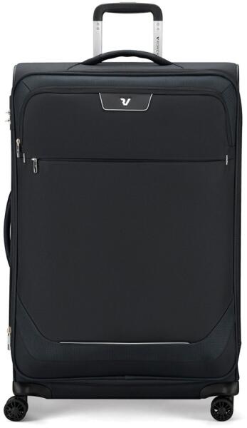 JOY fekete négykerekű bővíthető nagy bőrönd R-6211 - taskaweb