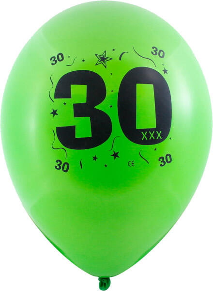 Lufi, évszámos (30) 10 db/csomag/vegyes színekben