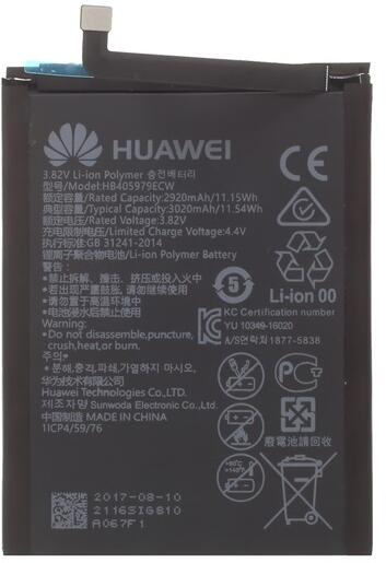 Huawei akku 3020 mAh LI-Polymer (belső akku, beépítése szakértelmet  igényel) Huawei Nova, Huawei Y5 2018 (Y5 Prime 2018), Huawei Nova Smart, Huawei  Y6 (2017), Huawei P9 Lite Mini, Huawei Y5 (201 (HB405979ECW