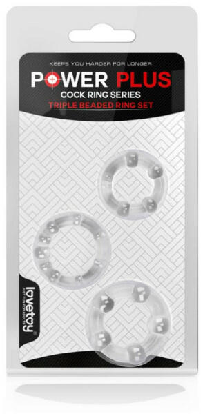 Beaded Cockring Set Clear