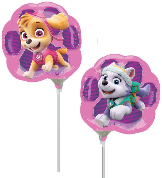 Fólia lufi, mini forma, Sky & Everest, Paw Patrol